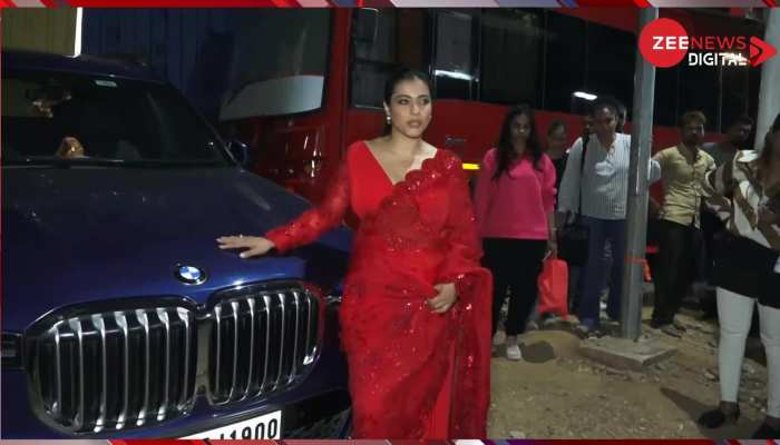 Kajol Devgan: उफ! 48 की उम्र में 20 की बन काजोल ने लाल साड़ी में ढाई कयामत, देखिये खूबसूरत वीडियो 