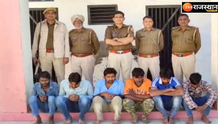 खाजूवाला में बैंक लूटने का प्लान बना रहे थे बदमाश, पुलिस ने पहले ही पहुंचा दिया जेल