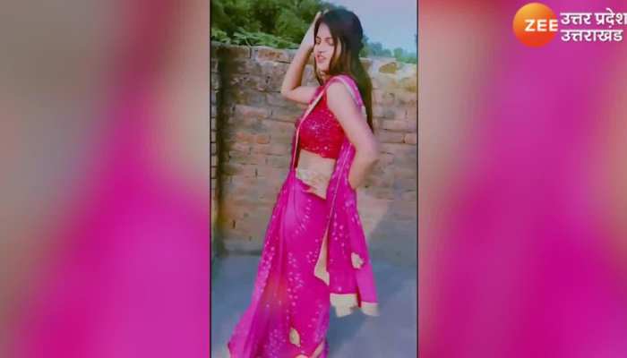 Arvind Akela Kallu:CUTE GIRL ने कल्लू के गाने पर पिंक साड़ी में उड़ाया गर्दा, डांस की हो रही चर्चा