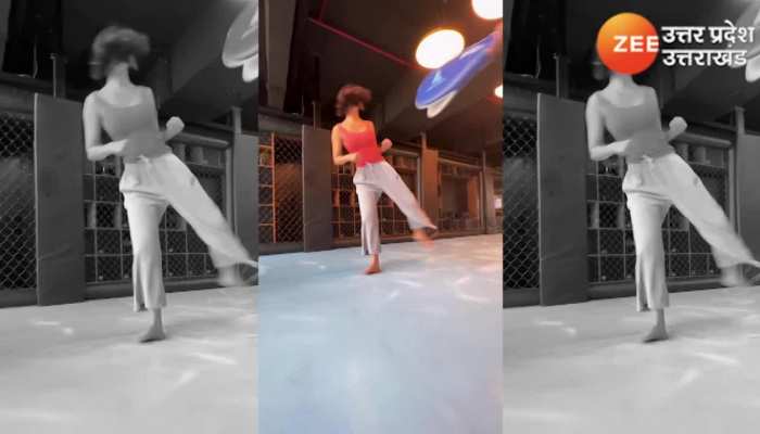 दिशा पाटनी ने किया ऐसा स्टंट, टाइगर श्रॉफ भी हो जाएंगे फेल! Watch Video