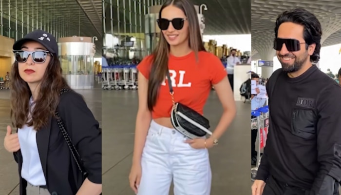 एयरपोर्ट पर Ayushmann Khurrana संग इन सितारों ने मचाया कहर, स्टाइलिश लुक से जीत फैंस का दिल
