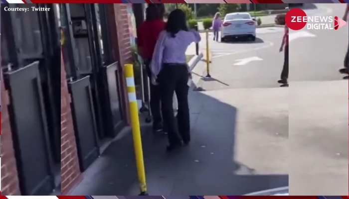 Viral Video: कार को पार्किंग मोड में करना भूल गई महिला, फिर जो हुआ...