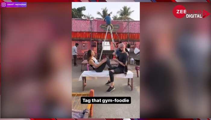 Sunny Leone हैं गजब की फूडी, वर्कआउट करते हुए फैंस से पूछा- मैंने कितने फ्राइज खाए? देखें VIDEO