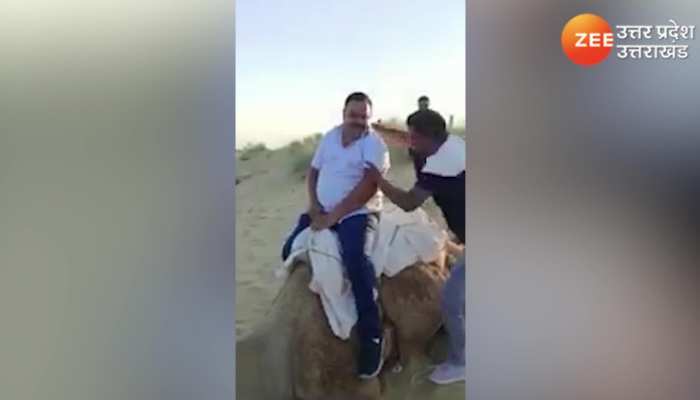 ऊंट की सवारी जिंदगी पर पड़ी भारी, देखें VIDEO