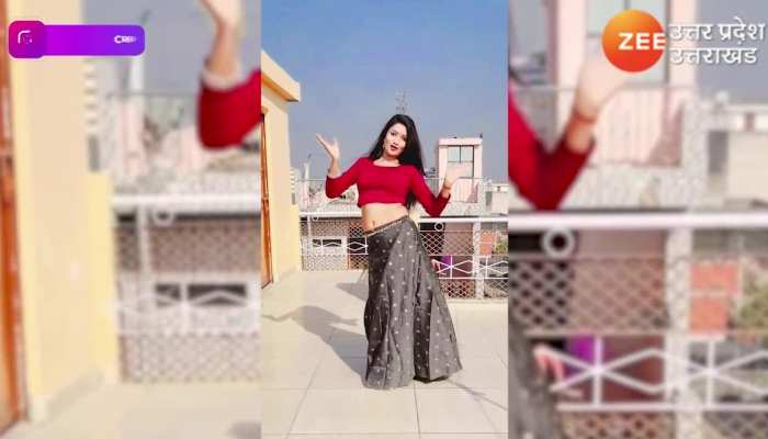 घाघरे वाली भाभी ने छत पर किया ऐसा डांस, देखने वाले हो गए मतवाले WATCH VIDEO