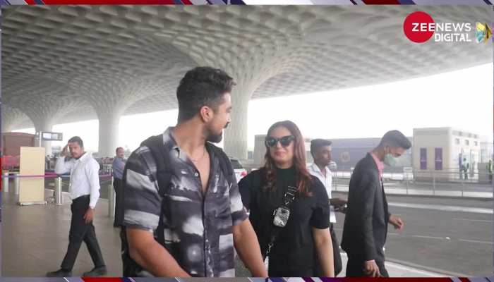 एयरपोर्ट पर ऑल ब्लैक आउटफिट में नजर आए भाई-बहन Huma Qureshi और Sakeeb Salim