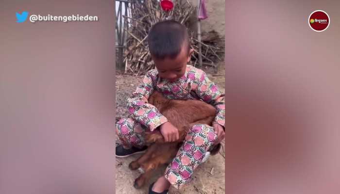 Video: बच्चे ने ठंड में की जानवर की मदद, की मासूमियत जीत रही है लोगों का दिल