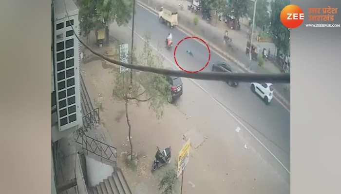 मर गई मानवता ! नहीं रूका ट्रैफिक, सड़क पार करते शख्स के साथ दर्दनाक हादसा