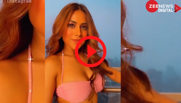 बदन पर सिर्फ ब्रालेट पहने कैमरे के सामने नजर आई Nia Sharma, हाॅटनेस से चढ़ाया इंटरनेट का पारा