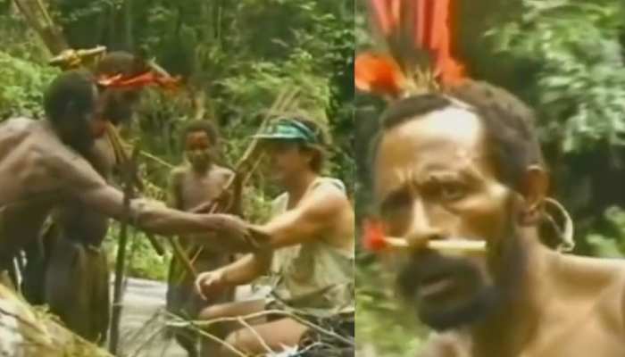 Watch: आदिवासी ने पहली बार देखा गोरा इंसान, रिएक्शन देख हंस-हंस कर हो जाएंगे लोटपोट