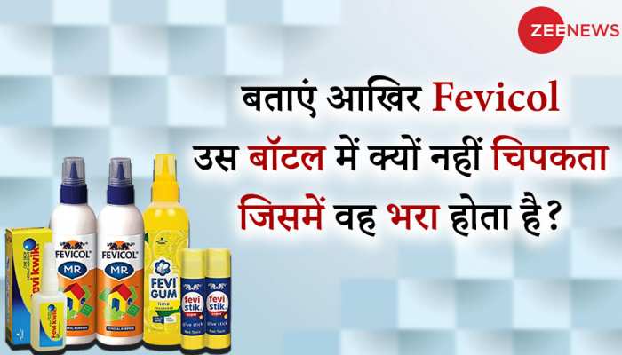 Quiz: आखिर Fevicol उस बॉटल में क्यों नहीं चिपकता, जिसमें वह भरा होता है?