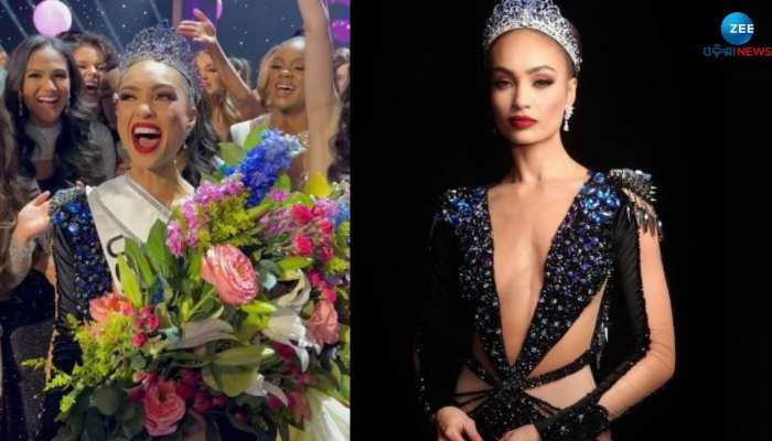 Miss Universe 2022: R'Bonney Gabriel ହେଲେ ୨୦୨୨ର ମିସ୍ ୟୁନିଭର୍ସ, ହରନାଜ ସାନ୍ଧୁ ପିନ୍ଧାଇଲ