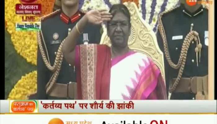 74th Republic Day Parade: दिल्ली के कर्तव्य पथ पर पहली गणतंत्र दिवस की परेड- देंखे वीडियो