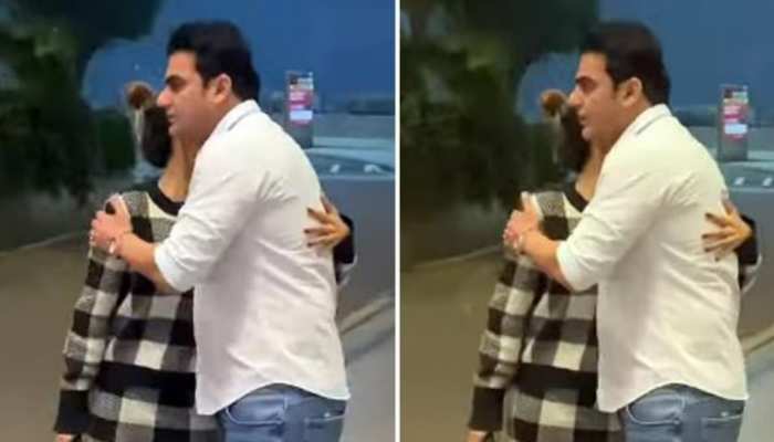 एयरपोर्ट पर बेटे अरहान को छोड़ने आए Malaika Arora-Arbaaz Khan, एक्ट्रेस ने एक्स हसबैंड को लगाया गले