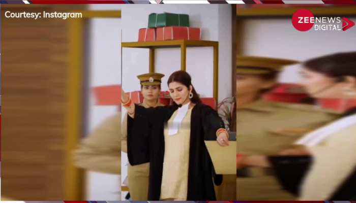 कोर्ट रूम में वकील बनीं Sapna Choudhary, फिर जज के सामने ही लगा दिए जबरदस्त ठुमके..एक्सप्रेशन देख आप भी बजाएंगे सीटियां