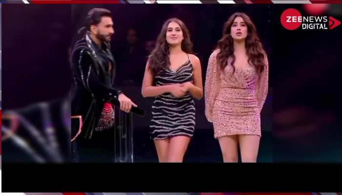 Janhvi Kapoor ने स्टेज पर सबके सामने घुमाई अपनी जीभ, फिर तोतली जुबान में बोलने लगीं