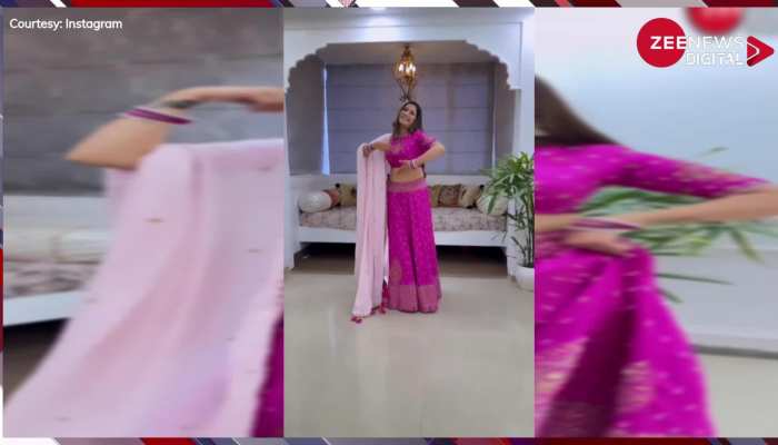 हुस्न की मलिका हैं Sapna Choudhary, पिंक लहंगा पहन किया ऐसा डांस, दीवाने बने फैंस