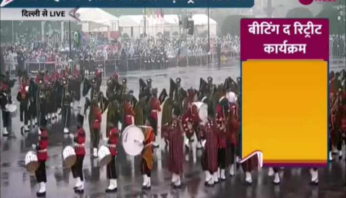 Beating retreat ceremony 2023: बीटिंग द रिट्रीट में होगा देश का सबसे बड़ा ड्रोन शो, तीनों सेनाएं बजाएंगी शास्त्रीय धुन