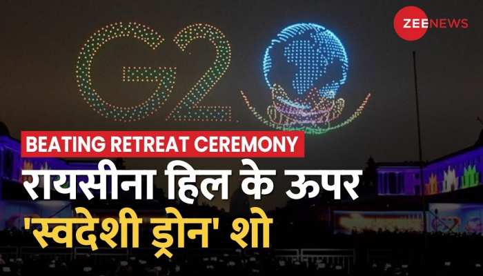 3500 स्वदेशी ड्रोन से जगमगाया रायसीना हिल का आसमान