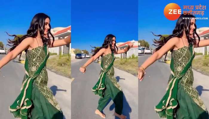 Nisha Guragain Insta Reels:इस फेमस गाने पर डांस करने से खुद को नहीं रोक पाईं निशा गुरगैन,सड़क पर ही लगाए ठुमके
