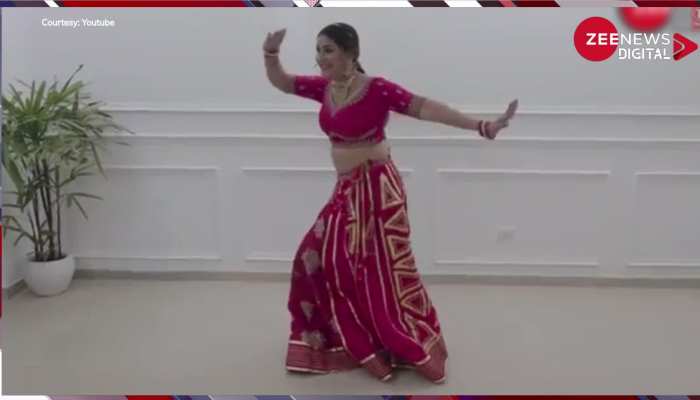बिना दुपट्टा ओढ़े... घाघरा-चोली पहन Sapna Choudhary ने दिखाया अपना ‘हलवा शरीर’, देसी क्वीन के डांस मूव्स देख फैंस हुए घायल