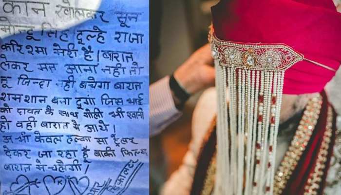 Bride lover threatening letter 
