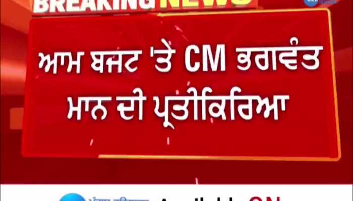 ਆਮ ਬਜਟ 'ਤੇ CM ਭਗਵੰਤ ਮਾਨ ਦੀ ਪ੍ਰਤੀਕਿਰਿਆ, ਆਮ ਬਜਟ ਤੋਂ ਨਾਖੁਸ਼, ਕਿਹਾ