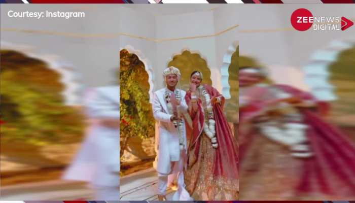 दुल्हन के जोड़े में सजी Jasmine Bhasin ने Aly Goni को छोड़ पकड़ा इस शख्स का हाथ, नहीं हो रहा यकीन तो देखें ये वीडियो