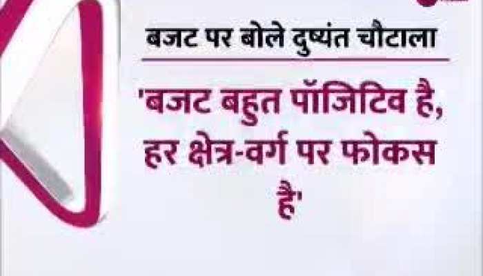 डिप्टी सीएम दुष्यंत चौटाला Budget 2023 पर दी प्रतिक्रिया, कहा- हर क्षेत्र-वर्ग पर किया फोकस
