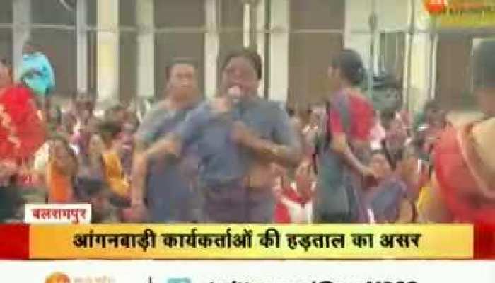 6 सूत्रीय मांगों को लेकर आंगनबाड़ी कार्यकर्ताओं की हड़ताल, आधे से ज्यादा आंगनबाड़ी केंद्रों पर लटके ताले