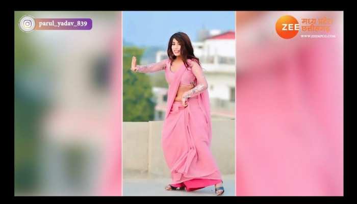 बलम जी सरक जाता कमर से 'स्टोन वाली साड़ी' पर लड़की का डांस