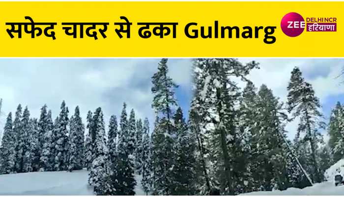 Video: सफेद चादर से ढका मिनी स्विट्जरलैंड, गुलमर्ग में बर्फबारी का उठाएं लुत्फ