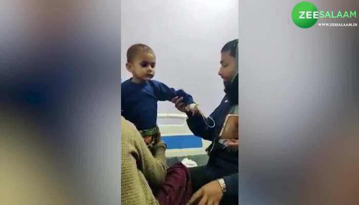 बुखार के कारण अस्पताल में चढ़ रहा था पानी, खेसारी का गाना सुनते ही नाचने लगा बच्चा!
