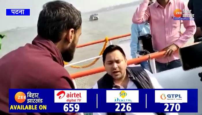 डिप्टी CM Tejashwi Yadav ने किया फ्लोटिंग रेस्टुरेंट का उद्घाटन, MV गंगा पर सवार होकर उठाया यात्रा का लुफ्त