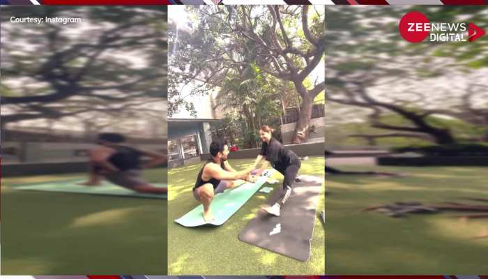 योग से ही होगा!... Rubina Dilaik ने पति Abhinav Shukla के साथ की ऐसे Exercise, वीडियो देख लोगों ने कहा- 'करना क्या चाहते हो'