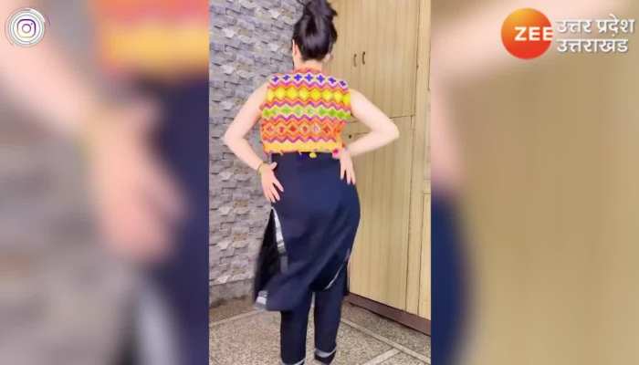 Desi Chhori Ka Dance: हरियाणवी गाने काले सूट पर जयपुरी कोटि पहनकर देसी छोरी ने मटकाई ऐसी कमर, देखने वालों के उड़ गए होश