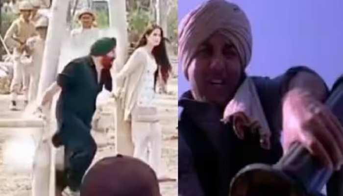 sunny deol ameesha patel film Gadar 2 action scene leaked watch video | रिलीज से पहले ही लीक हो गया 'गदर 2' का एक्शन सीन, वीडियो देख भूल जाएंगे 'हैंडपंप वाला सीन' |