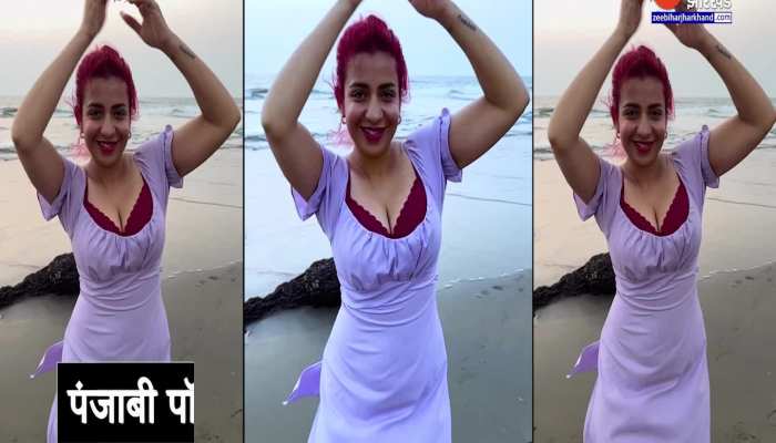 पंजाबी पॉप स्टार जैस्मीन सैंडलस ने समुद्र किनारे बोल्ड पोज से इंटरनेट पर मचाया तहलका
