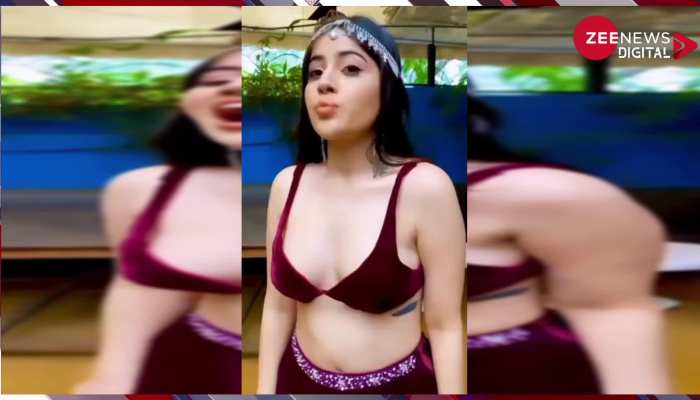 नीचे घाघरा, ऊपर पहनी सिर्फ ब्रा... Urfi Javed का सेक्सी अवतार देख फैंस का हुआ बुरा हाल, वायरल हो रहा वीडियो