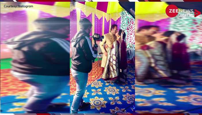 Viral Video: फोटोशूट के दौरान दूल्हा-दुल्हन ने कर दी ऐसी हरकत, छोड़कर भाग गया कैमरामैन....