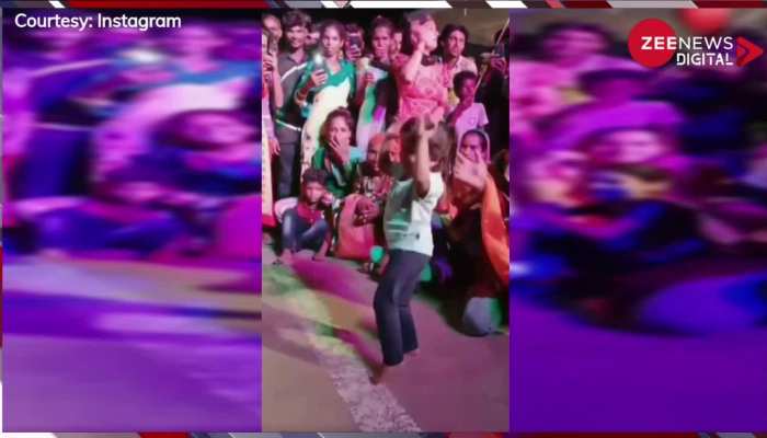 Viral Video: छोटी सी बच्ची ने भीड़ के सामने किया जबरदस्त डांस, मारे ऐसे ठुमके Sapna Choudhary को दे दी टक्कर