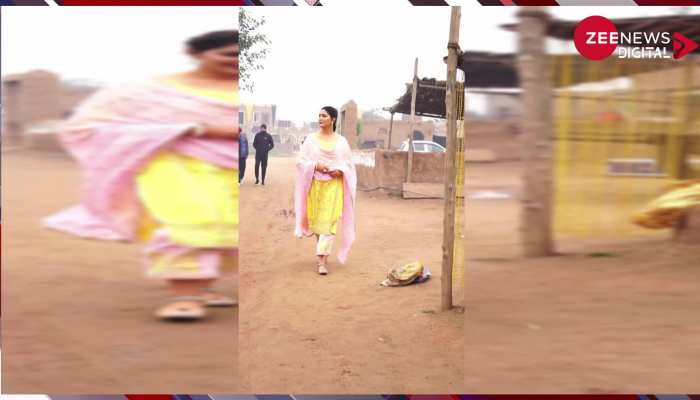 पीले सूट में Sapna Choudhary का चटकीला अंदाज, पैरों में पायल पहन देसी क्वीन चली मस्तानी चाल, देख कितनों का हो गया बुरा हाल...