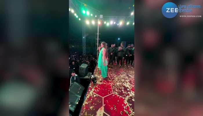 हरे रंग के डोरीदार सूट में सपना चौधरी ने ढ़ाया कहर, इस जगह टिक गई दर्शकों की नजर