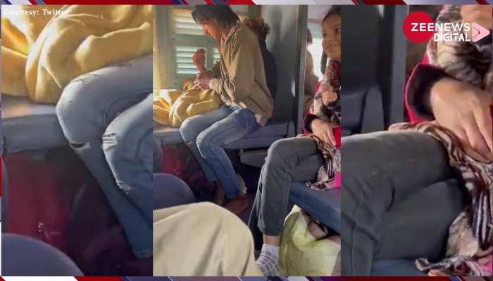 Viral Video: बच्चों के सामने ट्रेन में सिगरेट पी रहा था शख्स, चुपके से यात्री ने बना डाला वीडियो और फिर....