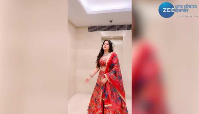 लाल रंग का लहंगा पहनकर हरियाणवी डांसर प्रांजल दहिया ने ढाया कहर, इंस्टाग्राम पर छाया नया वीडियो
