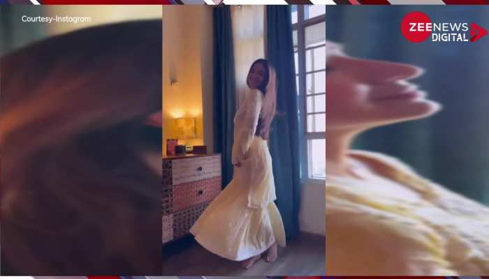 बालवीर नाटक की Anushka Sen सूट-प्लाजो पहन घर में ही झूमती आईं नजर , लोग बोले- कम पिया करो