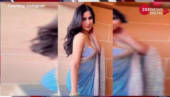 Katrina Kaif ने साड़ी पहन दिखाया हॉटनेस का जलवा, सेक्सी फिगर देख आप भी कहेंगे उफ्फ !