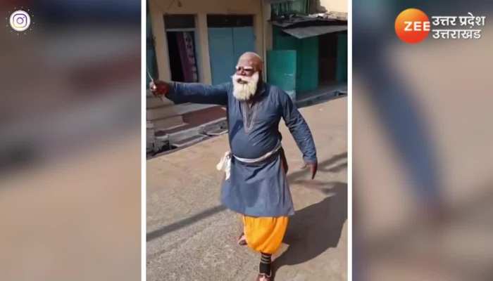 Kattappa Viral Video: देवसेना की तलाश में निकले कटप्पा मामा, सड़कों पर तलवार लहराने का वीडियो वायरल