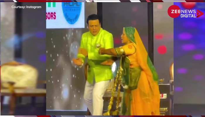 'काल्यो कूद पड्यो..' गाने पर Govinda ने महिला के साथ स्टेज पर किया ऐसा राजस्थानी डांस, देख लोगों ने कहा- 'राजस्थान का स्वैग हैं'