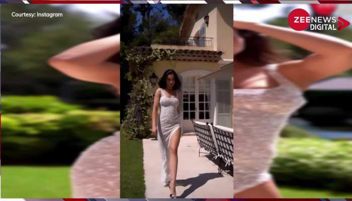 हॉट एक्ट्रेस Amy Jackson ने पहनी स्लिट कट ड्रेस तो लोग हुए उनकी खूबसूरती देख मदहोश